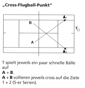 Abbildung Cross-Flugball-Punkt